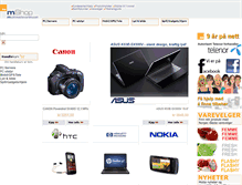 Tablet Screenshot of mshop.no
